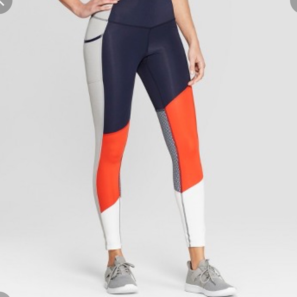 Women's Training High-Waisted Leggings - C9 Champion® Navy XL